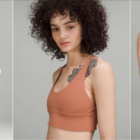 Lululemon Align Reversible Bra Light Support A/B Cup in Dusty Clay Dusty Clay 6 - Picture 11 of 11